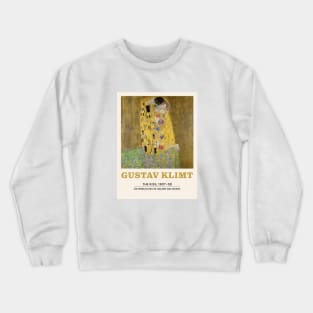 Gustav Klimt The Kiss Painting Exhibition Crewneck Sweatshirt
